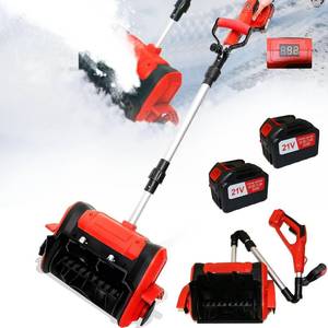 lot 2373 image: $130 21V Cordless Electric Snow Shovel, 12-Inch Brushless Cordless Snow Blower with 2x4.5Ah Batteries & Fast Charger, Battery-Powered Snow Removal with 20FT Throw Distance for Patio, Deck, Driveway