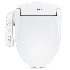 lot 2382 image: $295 Brondell Swash SE400 Elongated Bidet Toilet Seat in White