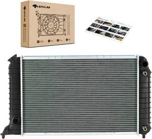 lot 2402 image: SPELAB Radiator - Compatible with Chevrolet LUV S10 2.2L Aspirated, Compatible with GMC Sonoma 1994-2001 2.2L Aspirated - Replaces OEM part numbers 1531, 2261, 2473, CU1531, 8011531, 52477685