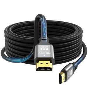 lot 3592 image: 25 FT 4K HDMI Cable, 18Gbps High Speed HDMI 2.0, Ultra HD, Ethernet, ARC, HDR Compatible with Xbox, PS5PS4, HDTV, Laptop (Silver)