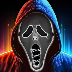 lot 3596 image: Halloween Mask Glowing Scary Skull Mask - Halloween Horror Masquerade Cosplay Party Decoration Props