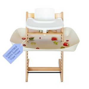 lot 4014 image: CATCHY -Food Catcher-Compatible with Stokke Tripp Trapp High Chair 11 Other High Chairs-Highchair Sold Separately-Baby & Toddler Food & Mess Catcher-P