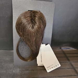 lot 4044 image: Seully Humman Hair Mona Handmade Human Hair Topper Dark Brown