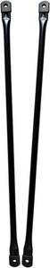 lot 4056 image: 3691.5cm Garden Swing Replacement Bars, Matte Black Metal Round Rods for Hanging Swing Seat to Frame(2PCSCTN)
