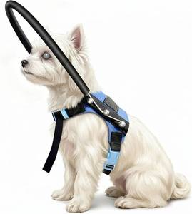 lot 4063 image: Adjustable Blind Dog Halo Harness, Protective Collar & Guiding Device, Safe and Confident Navigation Guiding Aid for Visually Impaired Pets (10.5-14.5in)