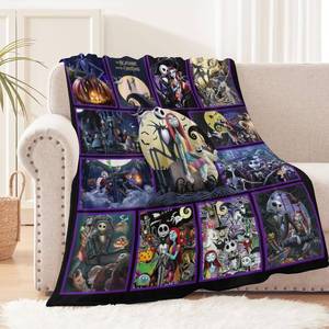 lot 4070 image: Throw Ultra Soft Christmas Blanket Flannel Bed Throws Suitable for All Seasons Home Decor for Sofa Couch Chair Bedroom for Kids Adults Gifts 50x40