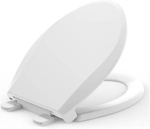 lot 4076 image: K-4636-RL-0 Elongated Toilet Seat Replacement for kohler 4636-RL-0 Elongated Bowl Toilet Seat Slow-Close, Soft Close toilet Seat and Lid, White
