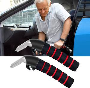 lot 4088 image: Car Handle Assist for Elderly Car Door Handle, Mobility Car Assist Transfer Support Handle, Multifunction Automotive Grab Handles, Aids for Disabled and Elderly 2Pack, Red