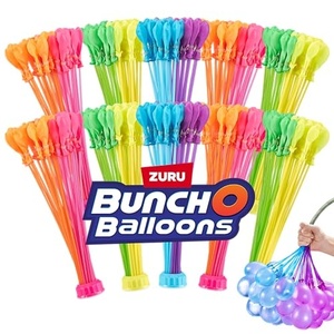 lot 4154 image: Original Bunch O Balloons Tropical Party 330 Rapid-Filling Self-Sealing Water Balloons (Amazon Exclusive 10 Count, Pack of 1) by ZURU Water Balloon f