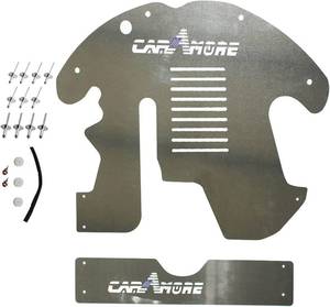 lot 4157 image: Catalytic Converter Protector Shield Defender Aluminum Replacement for Prius 2010 2011 2012 2013 2014 2015 - Catalytic Converter Anti Theft