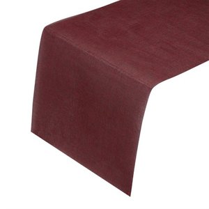 lot 4160 image: WEAVED TABLE RUNNERS  for Upscale Wedding and Dining  14  X 108   3 Pc (Burgundy)
