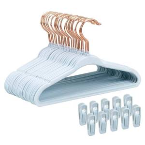 lot 10 image: Tonswachic Baby Hangers 50 Pack - 11 Inch Premium Velvet Non Slip Kids Hanger for Infant & Toddler Clothes - 0.2 Ultra Thin Baby Closet Hangers with 10 Hanger Clips - Blue - Retail $29