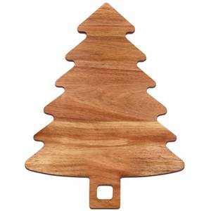 lot 21 image: Unique Christmas Tree Charcuterie Boards Gifts Decor Acacia Wood Cutting Boards Christmas Tree Vegetable Platters Wooden Xmas Cheese Board Presents Festive Veggie Trays Xmas Fruit Appetizer Platter - Retail $28