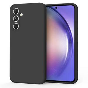 lot 23 image: AK for Samsung Galaxy A54 5G Case, Stylish Slim Liquid Silicone Full-Body Protective Cover for Samsung Galaxy A54 5G Phone Case (Black) - Retail $6