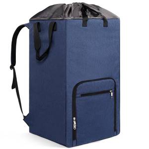 lot 100 image: Bukere Laundry Backpack for College Students Dorm Essentials, Extra Large 90L Hanging Bag with Adjustable Shoulder Straps, Portable Laundry Tote for Apartment, Laundromat, Travel - Retail $21
