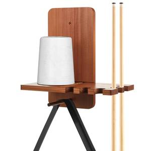 lot 191 image: Geelin Wall Mounted Cone Chalk Holder, Wood Pool Hand Chalk Holder with 5 Cue Grooves, Billiards Pool Table Accessories, Billiard Room & Bar(Brown,Elegant Style) - Retail $22