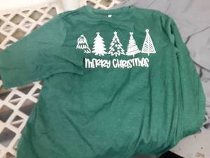 lot 225 image: Large Merry Christmas Long Sleeve  - Retail $0