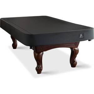 lot 245 image: Softclub Waterproof Pool Table Cover, Heavy Duty Leatherette Billiard Table Cover for Pool Table, Tearproof &Dustproof Protector with Elastic Edges 8FTBlack Fitted