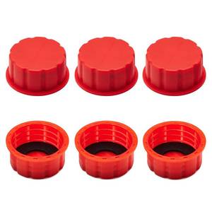 lot 249 image: Mapleza 6 PCS Gas Can Cap Replacement - Perfect Lid for 5 Gallon Gas Cans, Fits Midwest, Surecan, Briggs, Blitz,Ideal for Gasoline Tank Storage,Coarse Thread - Retail $14