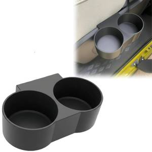 lot 251 image: Removable Rear Seat Cup Holder for VW ID. Buzz, Side-Mounted Drink & Snack Holder, No Tools Installation, Holds Beverages Up to 85mm Diameter - Retail $36