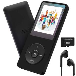 lot 267 image: 128GB MP3 Player Music Player with Bluetooth 5.2, Built-in Speaker, FM Radio, Voice Recorder, HiFi Sound, E-Book Function, Earphones Included