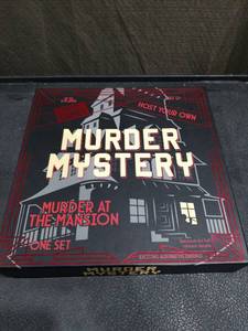 lot 4581 image: Murder Mystery Party Game Set - Murder at the Mansion