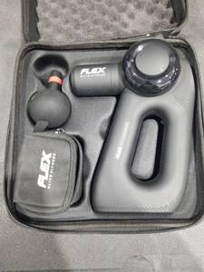 lot 4605 image: Flex Elite Massage Gun Set with Carrying Case