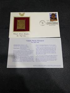 lot 4620 image: 1997 The Wolf Man Gold Stamp First Day Cover