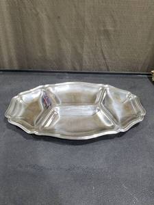 lot 4708 image: Guy Degrenne French Silver Plated Serving Dish 1940s