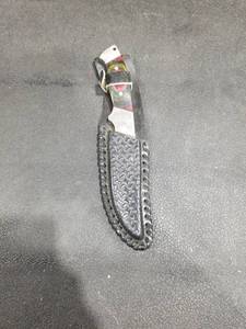 lot 4718 image: Pakistan Fixed Blade Knife with Decorative Handle