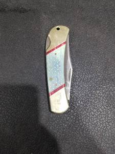 lot 4720 image: Kissing Crane American Stars and Stripes Folding Knife