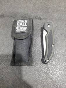 lot 4727 image: OReilly First Call Folding Knife with Case