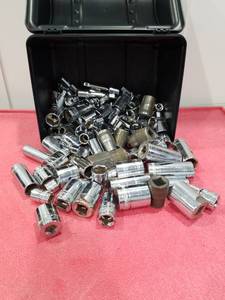 Large Lot of Chrome Socket Set