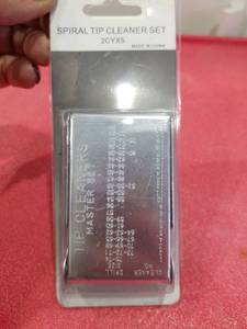lot 3069 image: Gas Welding Tip Nozzle Cleaner Files For Soldering Welding