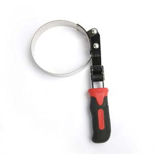 lot 3112 image: Hyper Tough Adjustable Swivel Oil Filter Wrench  Non-Slip  3-716 to 3-34 inch