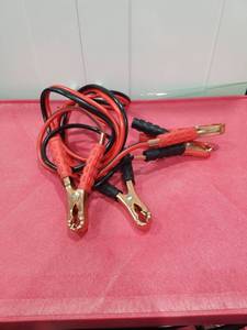 lot 3127 image: Jumper Cables with Brass Clamps