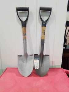 lot 3128 image: (2) Anvil D-Handle Utility Digging Shovel