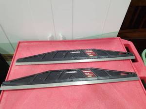 lot 3168 image: (2) 24 in. Stainless Steel Edge Paint Shield