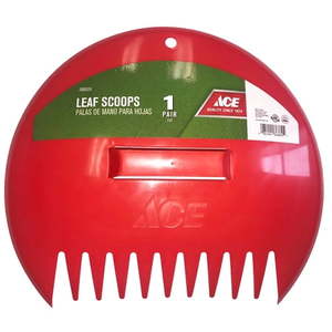 lot 3177 image: Ace 12.5 in. L x 14.5 in. W Plastic Leaf Scoop Polycarbonate