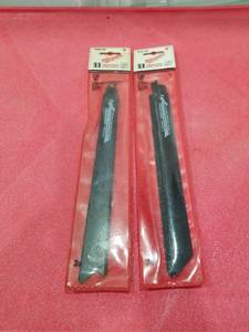 lot 3193 image: (5) Milwaukee Tool 9  Carbide Grit SAWZALL Blade