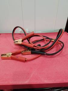 lot 3194 image: Jumper Cables with Brass Clamps