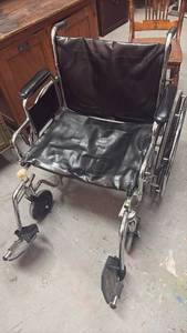 lot 58970 image: McKesson Standard Wheelchair with Footrests - Retail $125