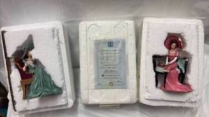 lot 59017 image: Hamilton Heritage Collection Victorian Era Figurines Set - Retail $85
