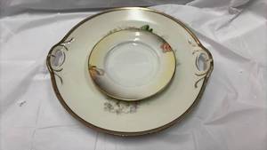 lot 59018 image: Prussia Royal Floral Serving Plate Set - Retail $45