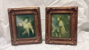 lot 59021 image: Ornate Gold-Tone Victorian Style Picture Frames - Retail $45
