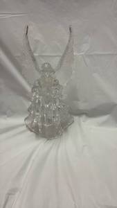lot 59039 image: Clear Glass Angel Figurine - Retail $15