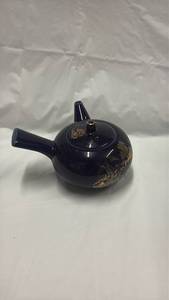 lot 59057 image: Japanese Black and Gold Teapot - Retail $35