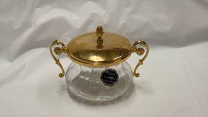 lot 59068 image: Grams Florence Italian Crystal Candy Dish - Retail $45