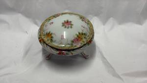 lot 59082 image: Hand Painted Nippon Footed Bowl - Retail $45