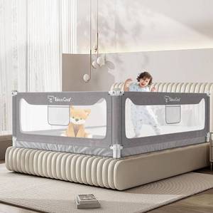 lot 5675 image: G TALECO GEAR Bed Rail for Toddlers, Stable Protective Bed Side Rails, Baby Bedrail Guard for Twin Full Queen & King Size Bed